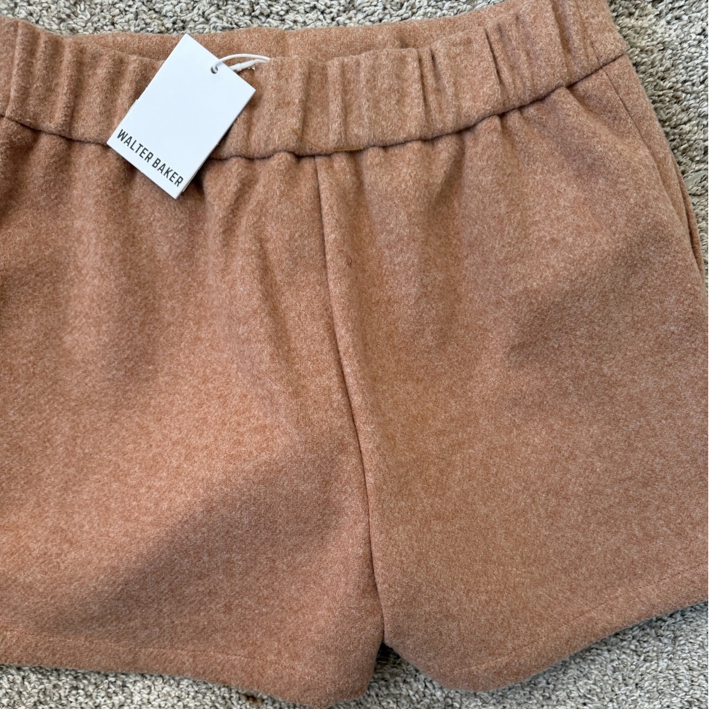 Walter Baker Kalvin Carmel Women's “Wool” Shorts - Picture 4 of 5